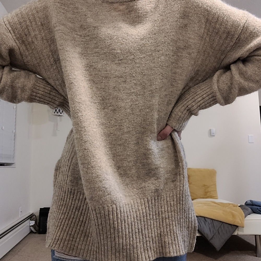 Size Medium Tan Sweater